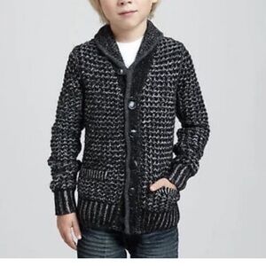 Rag & Bone for Neiman Marcus Target Black Wool Blend Cardigan Sweater